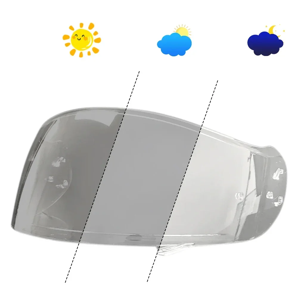 

Мотоциклетный фотохромный козырек для шлема для Shoei Neotec 2 CNS-3, козырек для шлема, хромический чайный черный, автоматически темнотевые линзы