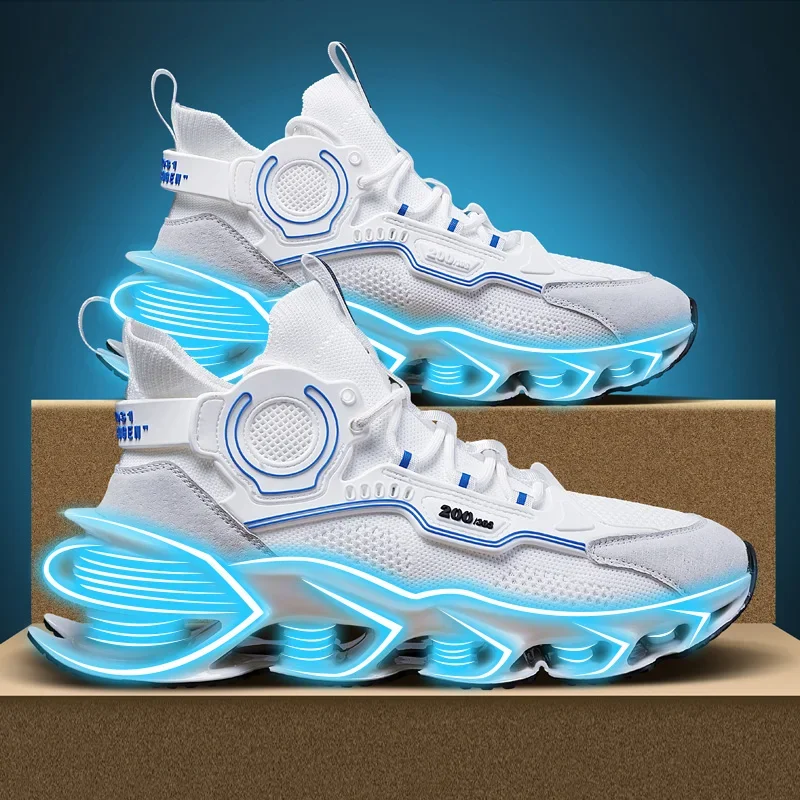 Мужская обувь трендовая с воздухопроницаемой поверхностью для мальчиков