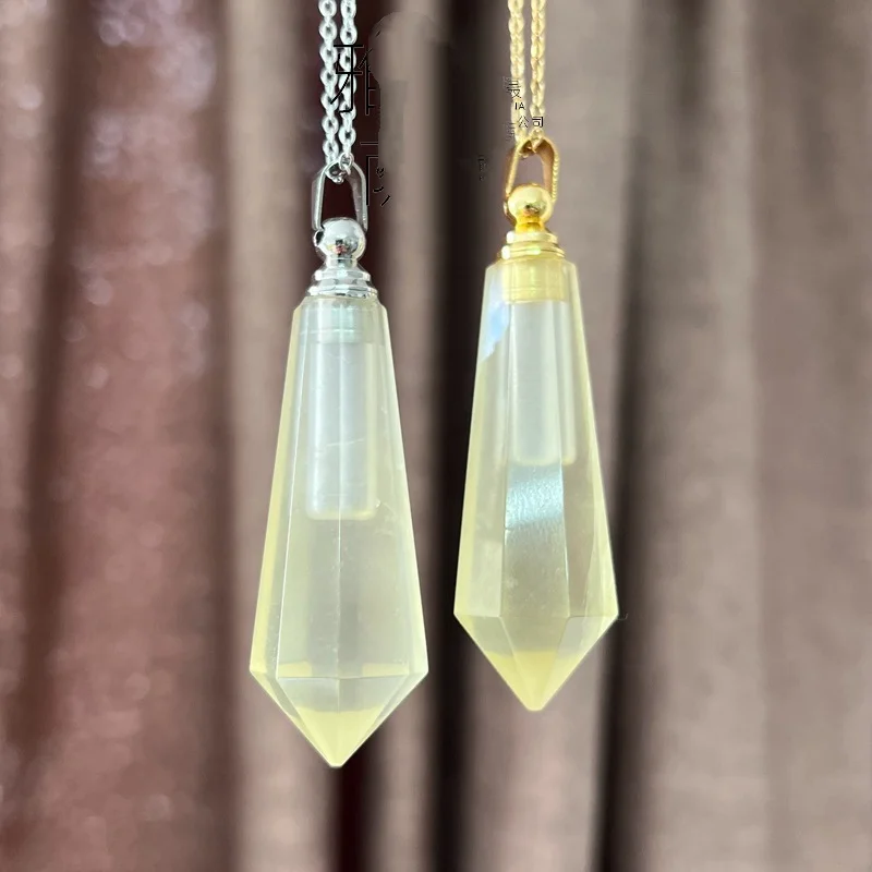 Парфюм с лимонным кристаллом ароматические флаконы пустые крышка из нержавеющей