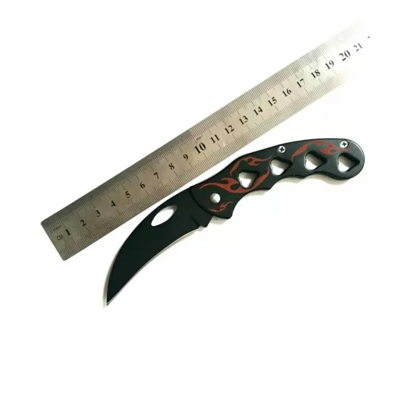 

Outdoor Folding Knife Exquisite Camouflage Handle Knife Camping