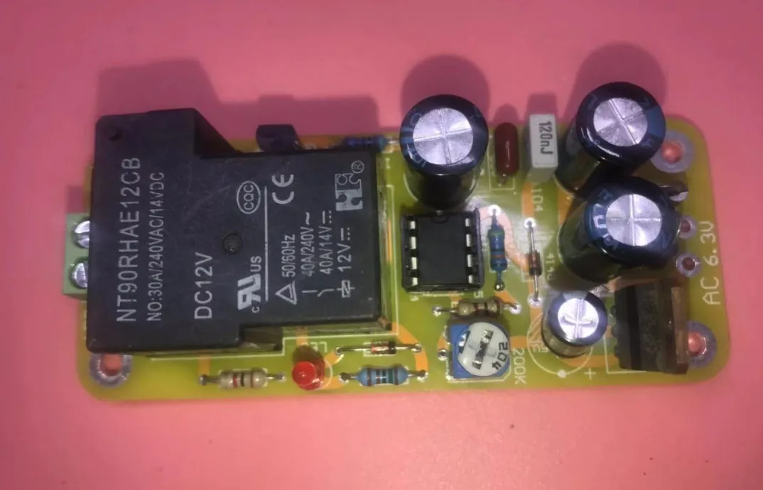 

AC/DC 6.3V High Voltage Power ON Delay Start Protection Board for Tube Amplifier Amp Control voltage 1500V current 30A NEW