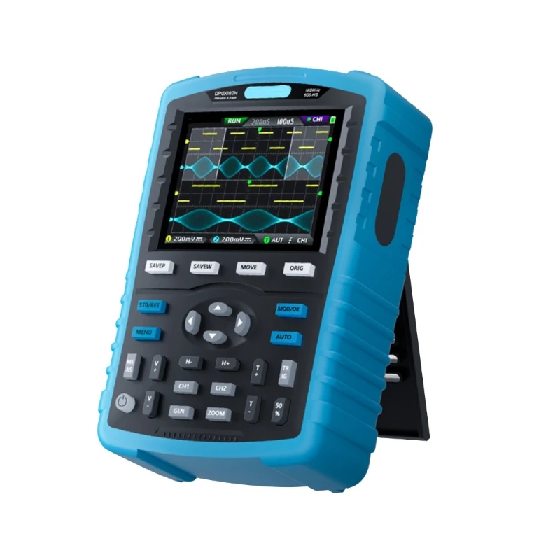 

Handheld Digital Oscilloscope with 2 Channels Easier to Display Abnormal Signals Dropship