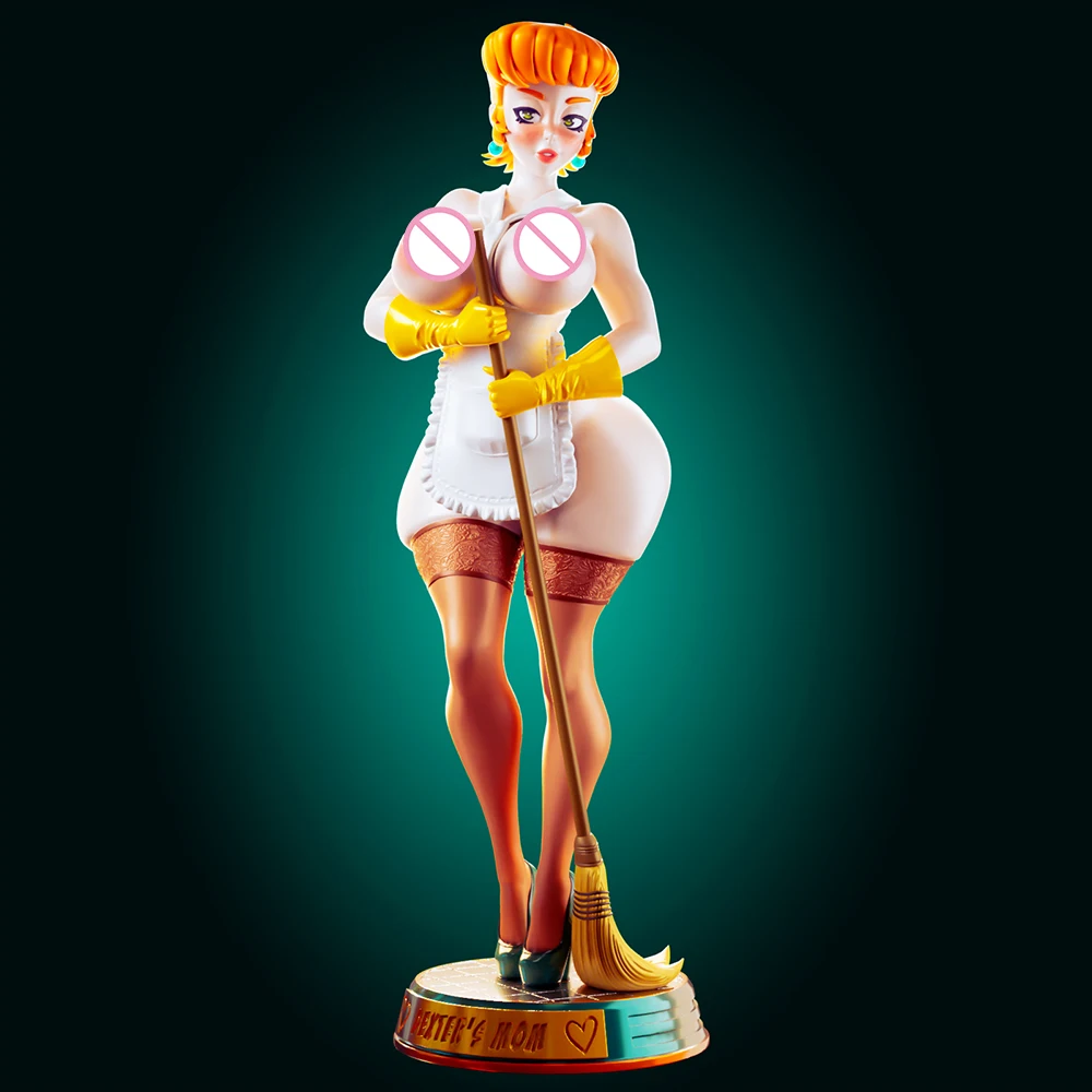 Модель 3d печати 1/24 комплект красивой девушки модель Rhu Dexter's mom NSFW аниме набор