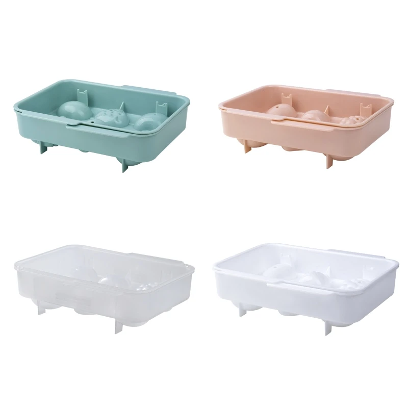 

6 Cavities Creative Ice Cube Moulds Plastic Material Ice Tray Ice Molds Ice Boxes Home Accessories Kitchen Tools for Ice