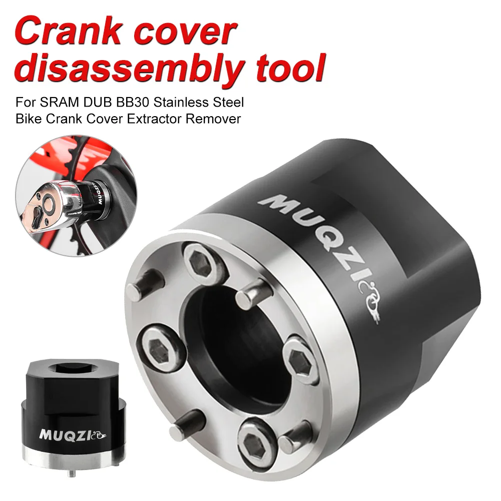 

Bike Crank Cover Disassembly Tool High Precision Stainless Steel Crank Cover Extractor Remover For SRAM DUB BB30 Accessories