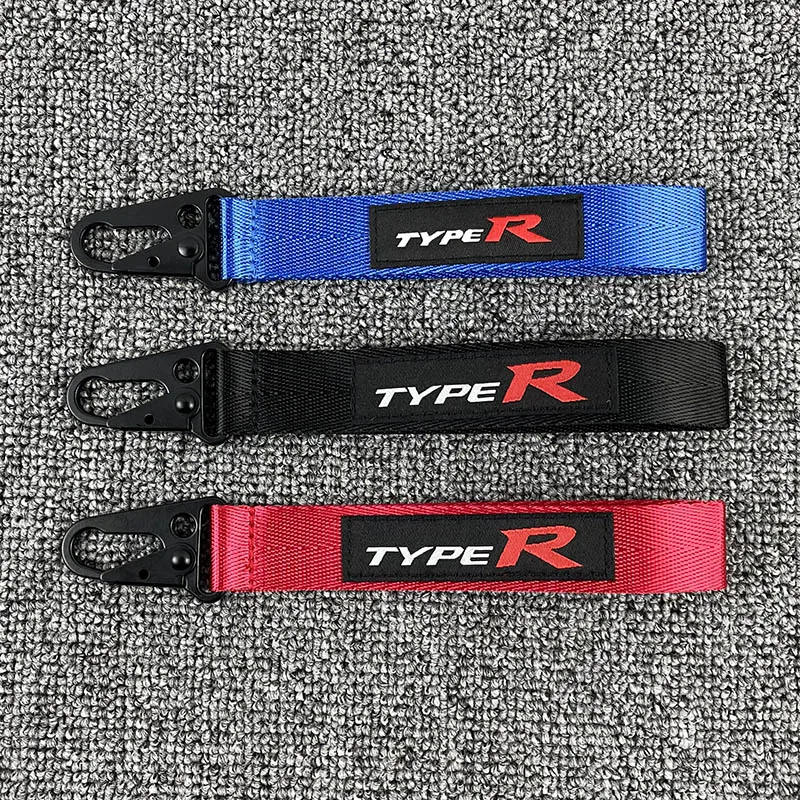 Нейлоновый тканевый брелок с вышивкой для эмблемы типа R Honda Jazz Stream civic fd2 GK5 |