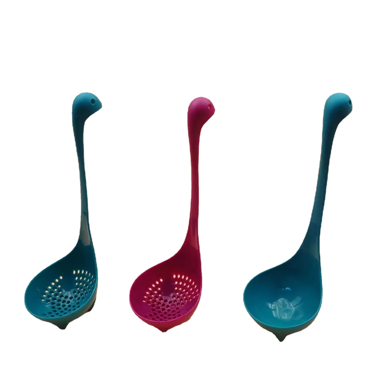 

Food Grade PP Tableware Soup Spoon Kitchen Food Mixing Spoon Dinosaur Shape Spoon Colander Kitchen Supplies