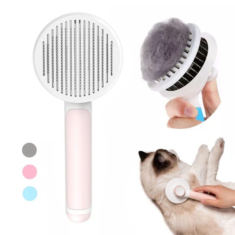 Pet Cat Brush Dog Comb Hair Removes Pet Hair Comb Self Cleaning Slicker Brush For Cats Dogs Removes Tangled Hair Beauty Products Pet Cat Brush Dog Comb Hair Removes Pet Hair Comb Self Cleaning Slicker Brush For Cats Dogs Removes Tangled Hair Beauty Products