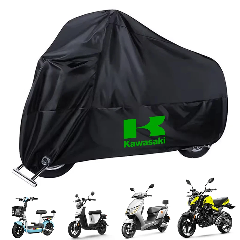 

Чехол для мотоцикла, уличный УФ-водонепроницаемый для Kawasaki Z400 Z900 Z800 Z750 Z1000 Z650 Z300 ZX10R, аксессуары