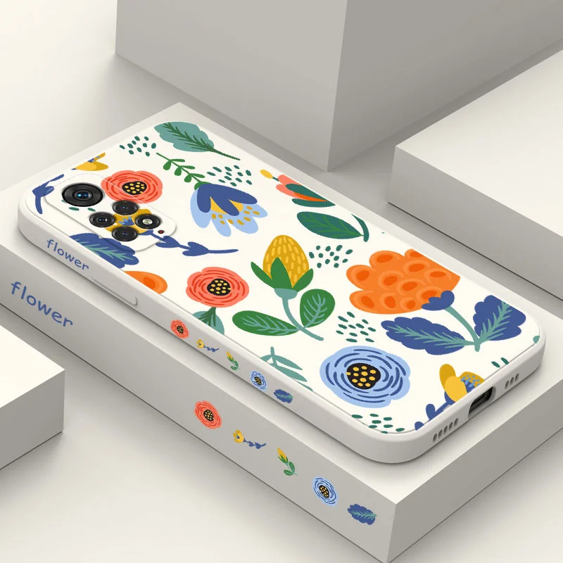 

Corn Rose Phone Case For Xiaomi Redmi Note 12 11 11S 10 10A 10T 10S 9T 9 8 7 A1 Pro Plus 10C 9C 4G 5G Silicone Cover