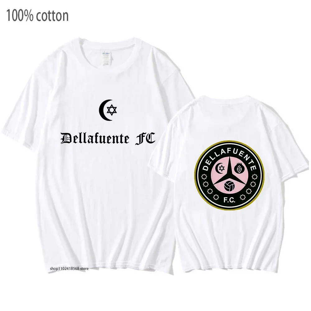Футболки Dellafuente мужские футболки с принтом в стиле хип-хоп гранж корейская