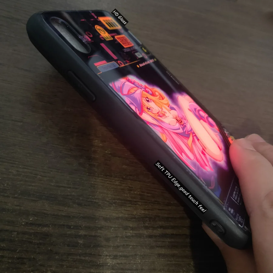 Чехол с этикетками аниме девушка горничная для iPhone 13 se 2020 xr xs max 11 pro 12 mini 7 8 6 6s plus