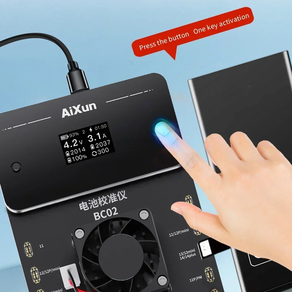 Aixun BC01 BC02 Калибратор батареи Apple Калибровка здоровья для iPhone 11 12 13 14 Pro max