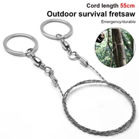 wire saw durable lightweight steel metal manual chain saw wire saw scroll outdoor camping hiking hunting emergency travel tool