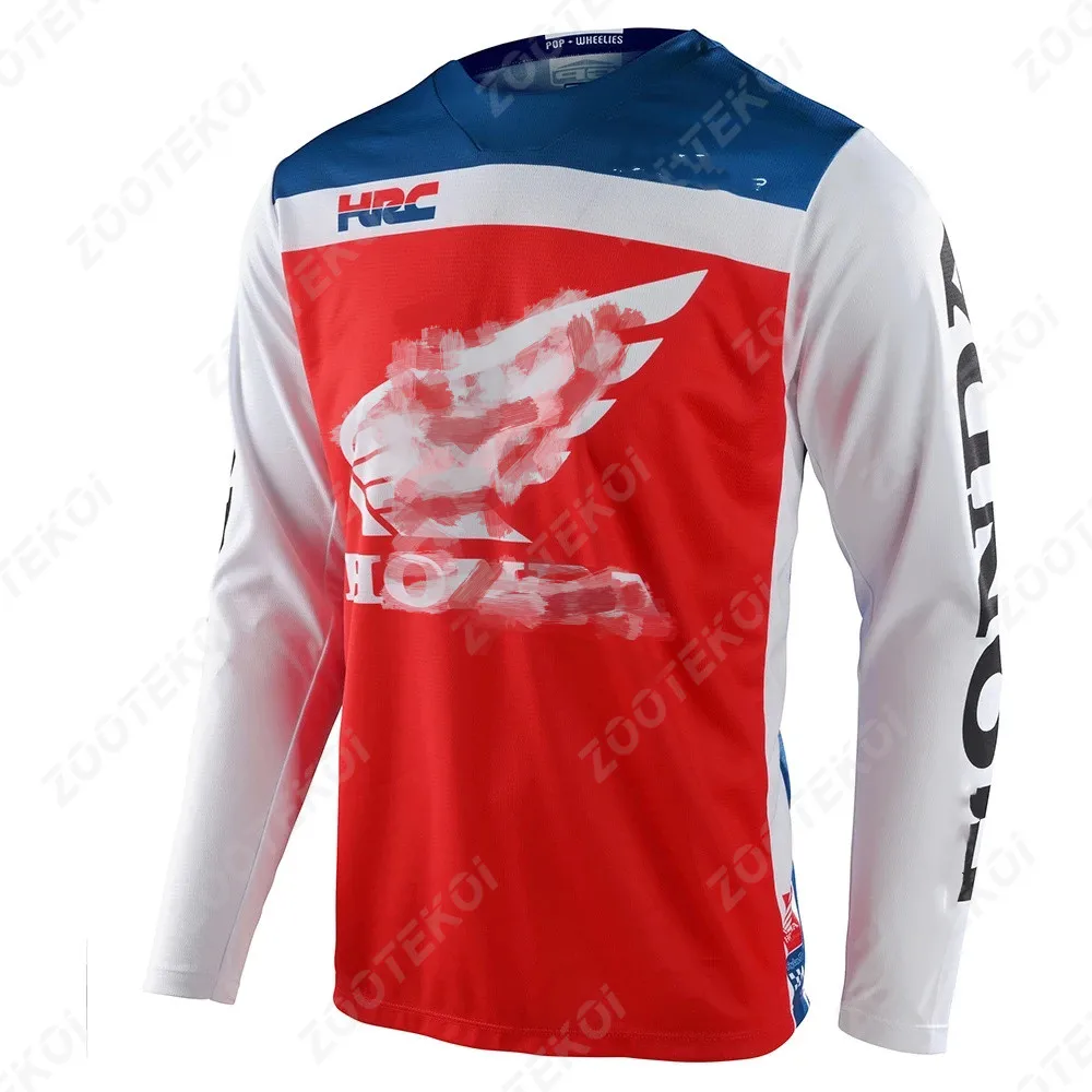 

Pro Motocross Jersey Motorcycle Dirt Bike Mtb Downhill Jersey Off-road Endurance Race Long Sleeve Cycling Shirt Dh Mx Maillot 01