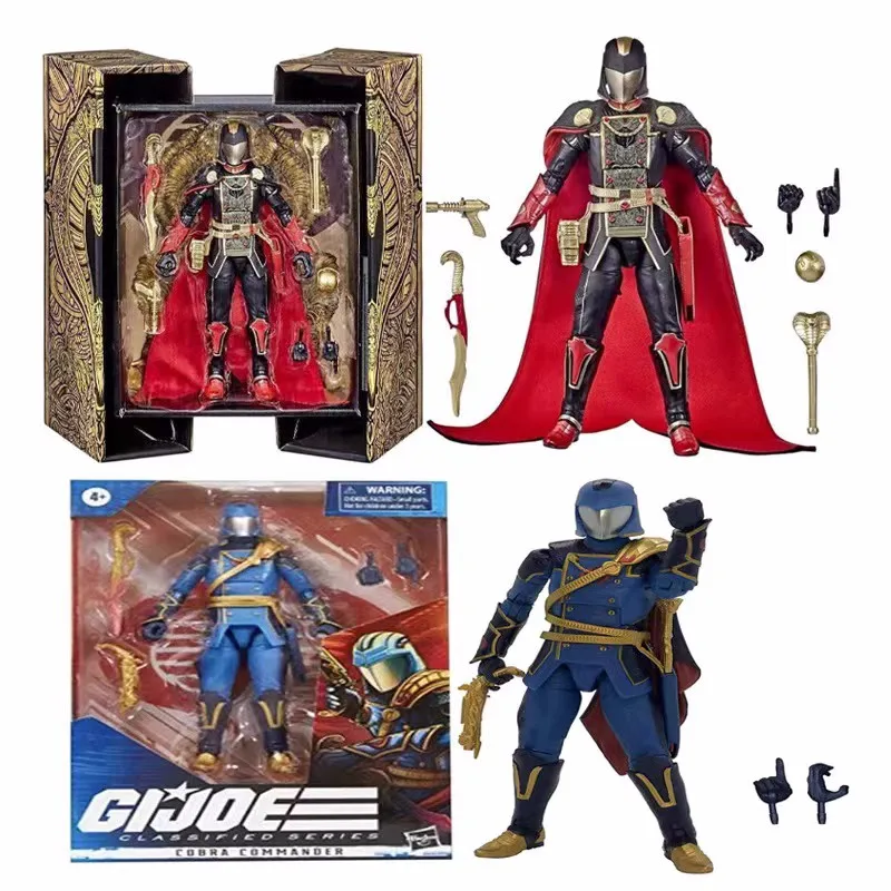 

6inch G.I.Joe Classified Series Snake Supreme Cobra Commander Action Figure Ko Collection With Multiple Accessories Collectibles