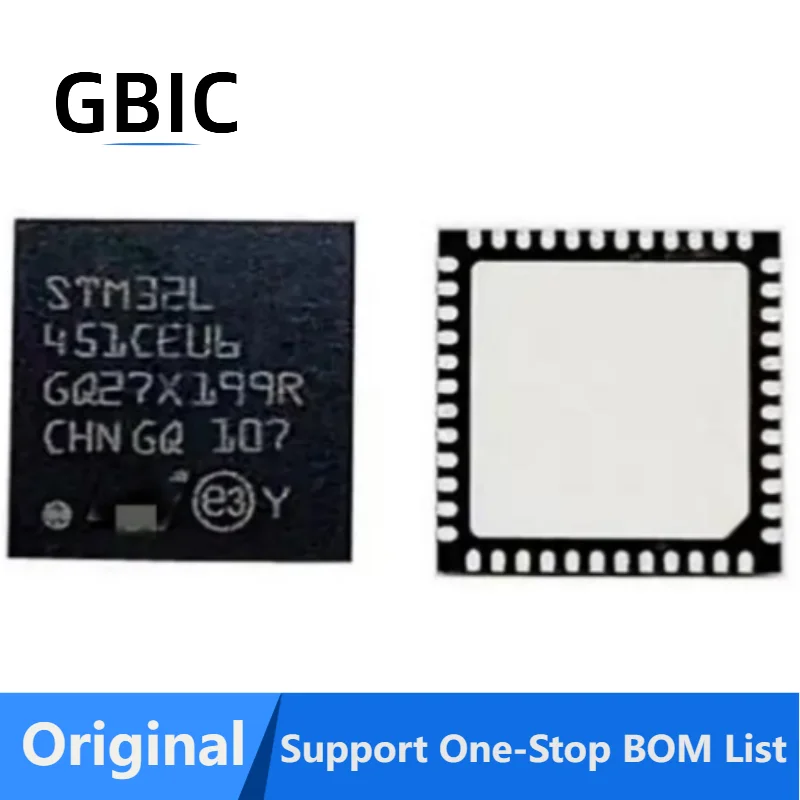 

STM32L451CCU6 STM32L451CEU6 STM32L451RCT6 STM32L451REI6 STM32L451RET6 STM32L451VCT6 STM32L451VET6