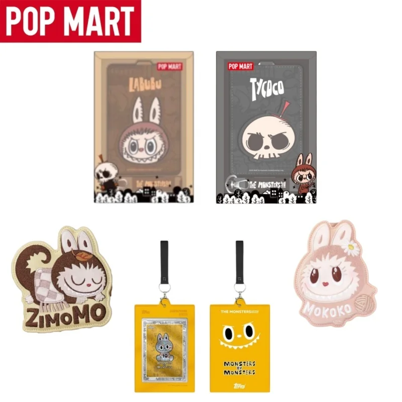 Фото Горячая новинка: POP MART LABUBU TYCOCO THE MONSTERS Серия карточных держателей-фигурок Mokoko Zimomo в закрытой упаковке (Blind Box) — коллекционная игрушка, подарок на фестиваль №2