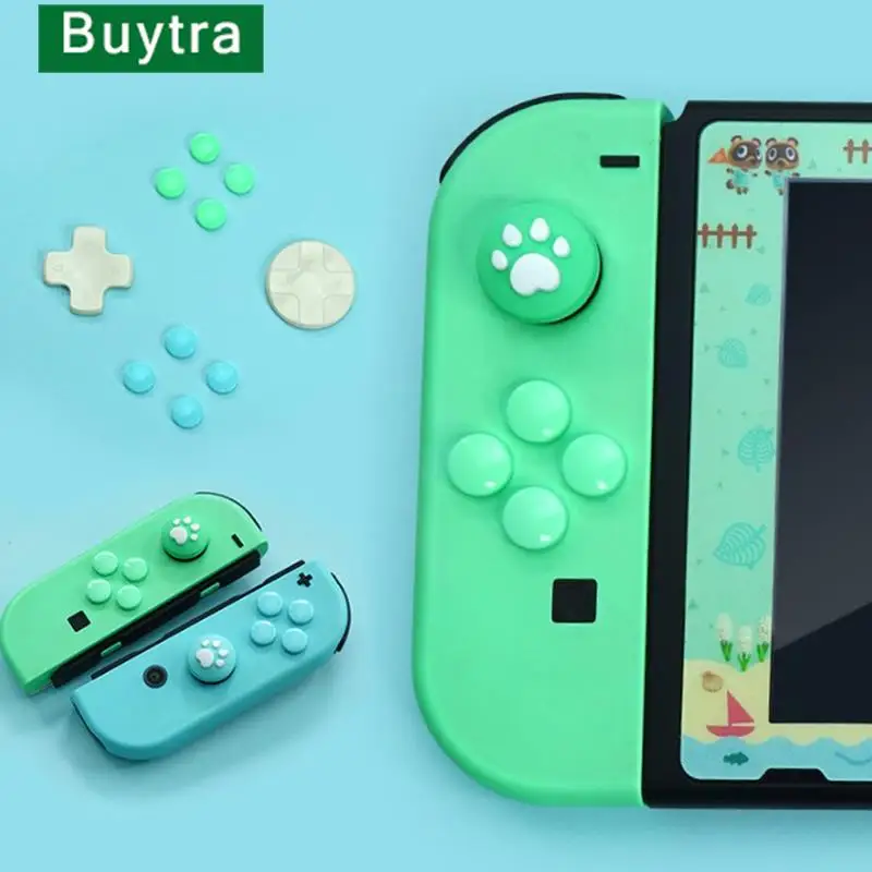 

1Set For Joy-con ABXY X Sticker D-pad Move Direction Key Cross Protective Cover For Switch Oled NS Joy-con Skin Dpad Button Case