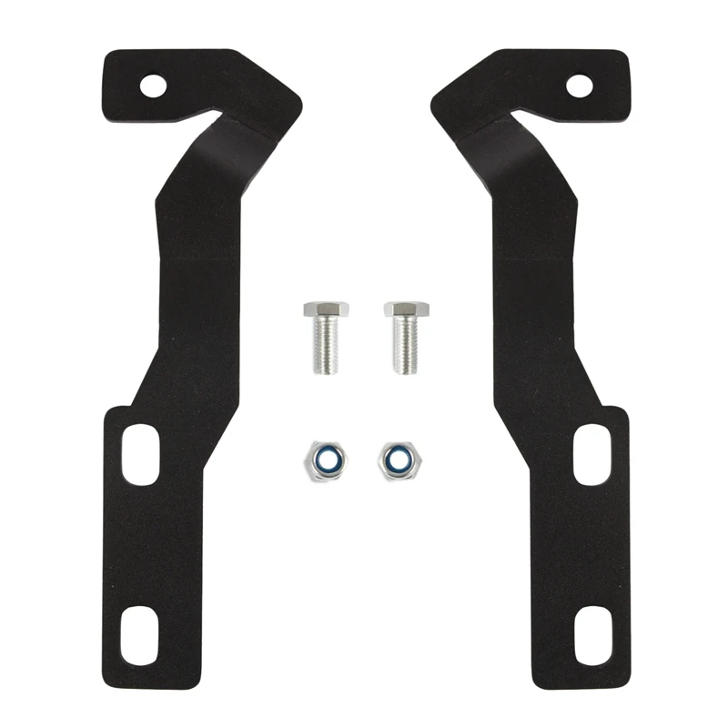 

LED Light Pod Metal Hood Mount Bracket Kit Ditch Hood Light Brackets For Toyota Tacoma 2016-2017