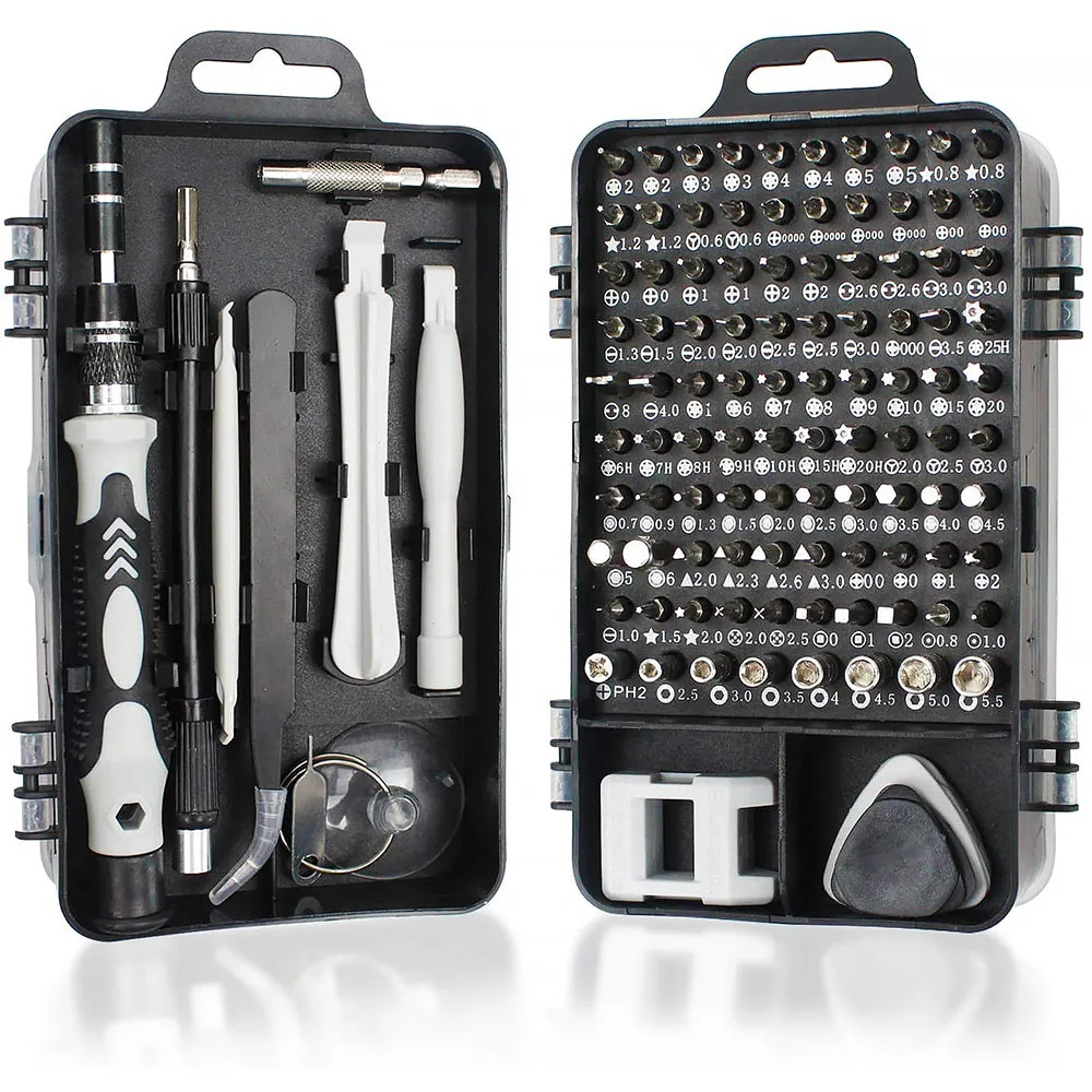 

Precision Screwdriver Set Mobile Repairing Tools 115 In 1 Multi-Function Screwdriver Set Computer Pc Install Screwdriver Bit