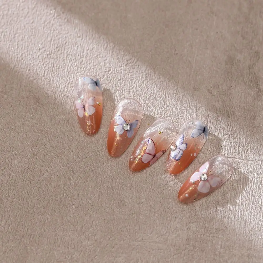 Наклейки для ногтей с цветком тюльпана лилии цветы листья цветочные украшения