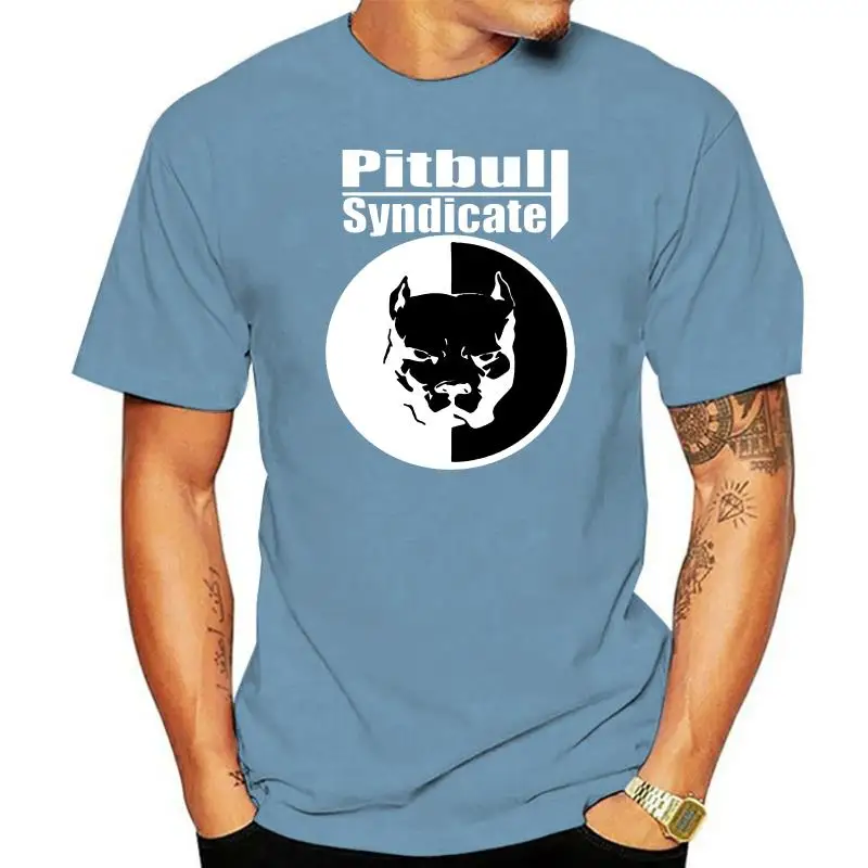 

SMOTRA.RU PITBULL SYNDICATE BLACK MENS Fashion T-Shirts Summer Straight 100% Cotton Interesting Pictures