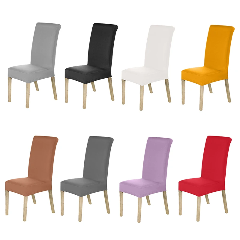 

Chair Covers Slipcover Adjustable Dining Room Chair Seat Protector Housse Chaise for Home Office Stool