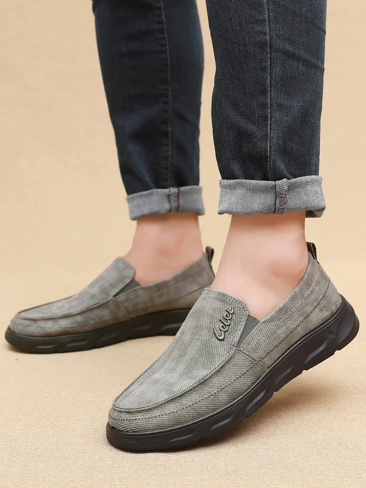 Camel Old Beijing Cloth Shoes Мужская обувь Весна и осень Новая мужская повседневная без