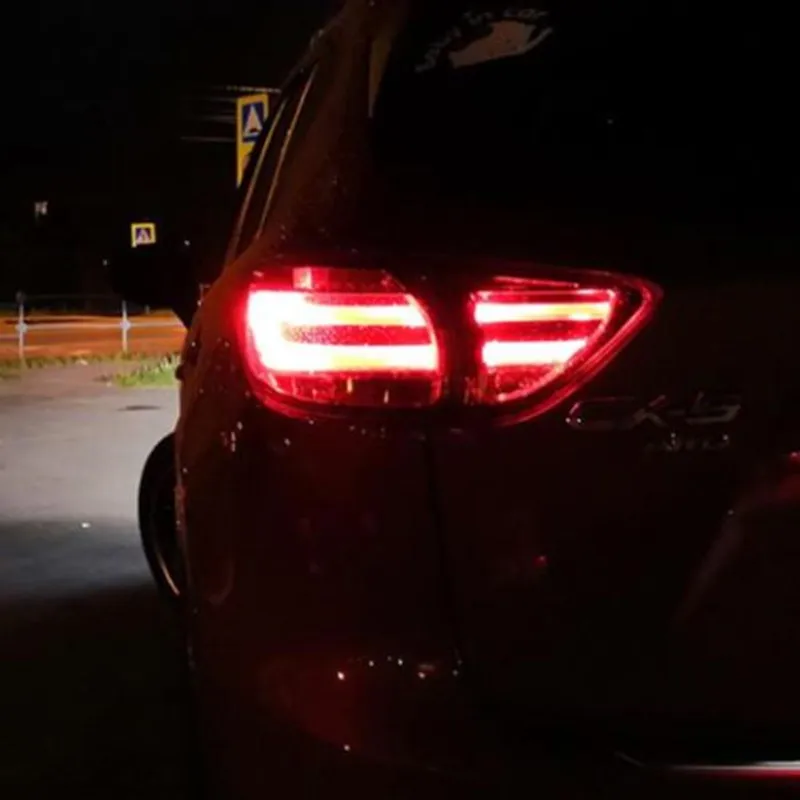

ABS Material Red/Black Car Rear Light LED TailLight Voltage 12V For Mazda CX-5 CX5 2013-15 Daytime Running Lamps DRL Tail Light