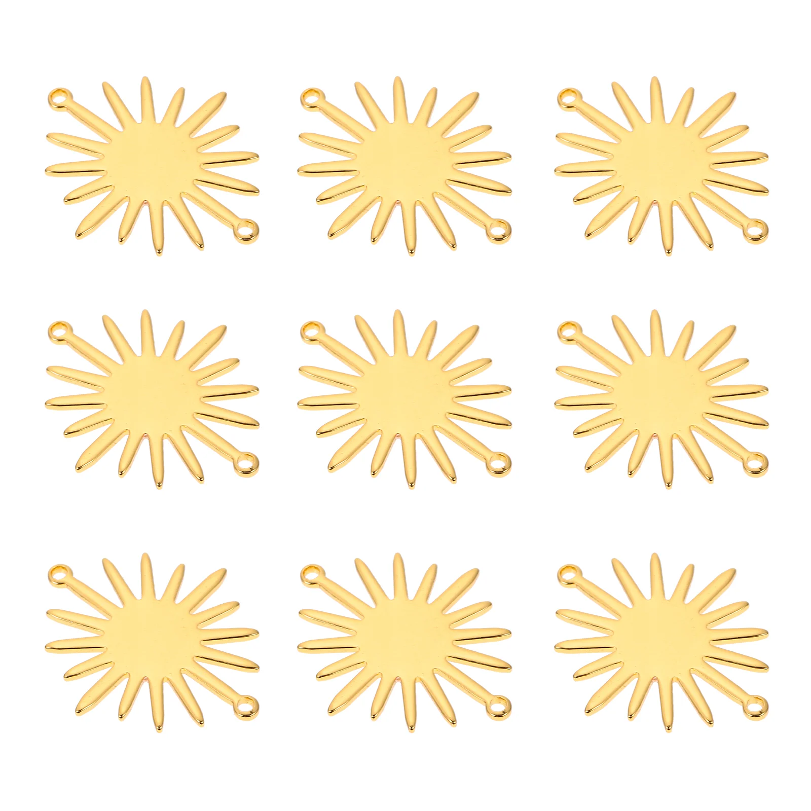 

Jewelry Making Charm Charms Craft Diy Sunflower Metal Connector Pendant Necklace Bracelet Findings Vintage Supplies Kit Ring