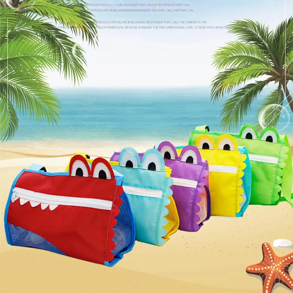 

Soft Children Sand Away Shell Toy Storage Bag Mesh Beach Bag Portable Washable