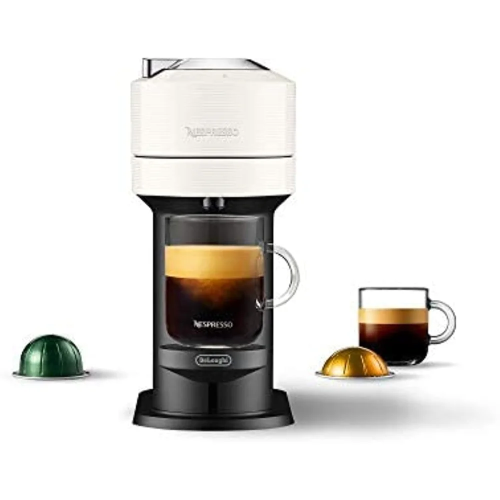 

Кофе и эспрессо Vertuo Next от De'Longhi,14 унций, Белый