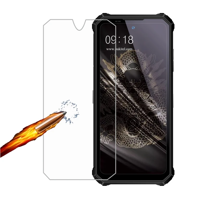 

2-1PCS Glass Cover Case For Oukitel WP19 Tempered Glass Protective Glass For Pelicula Oukitel WP19 WP 19 Screen Protector Film