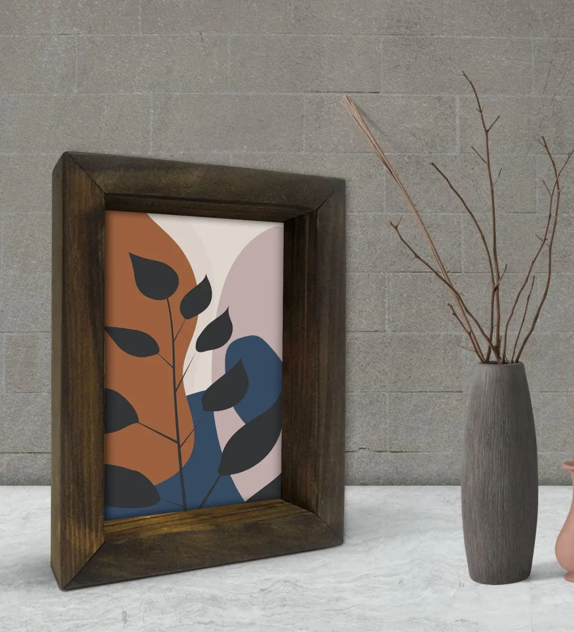 

BK Подарочная декоративная рама из натурального массива дерева 15x20 см-90