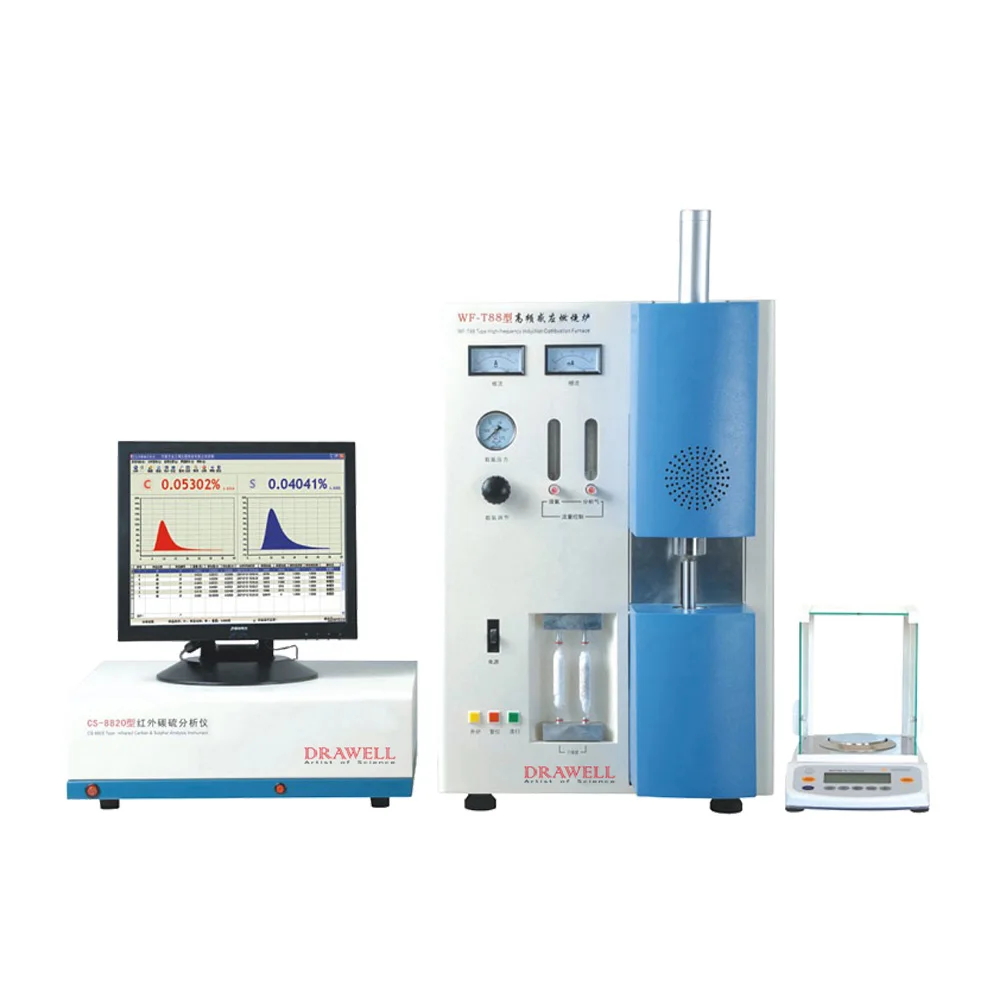 

DW-CS-8820 High-frequency Infrared Carbon & Sulfur Analyzer Equipments