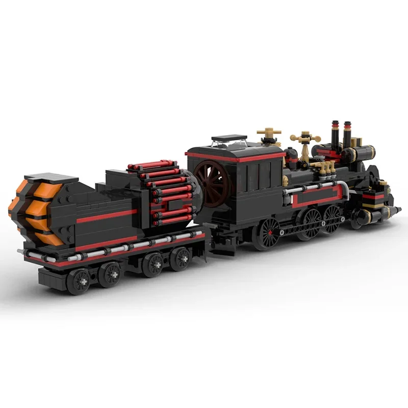 BZB 882 kawałków Jules Verne Time Train Building Blocks Suit Shuttle Vehicle Assembly Bricks Toys For Adult Kid Gifts