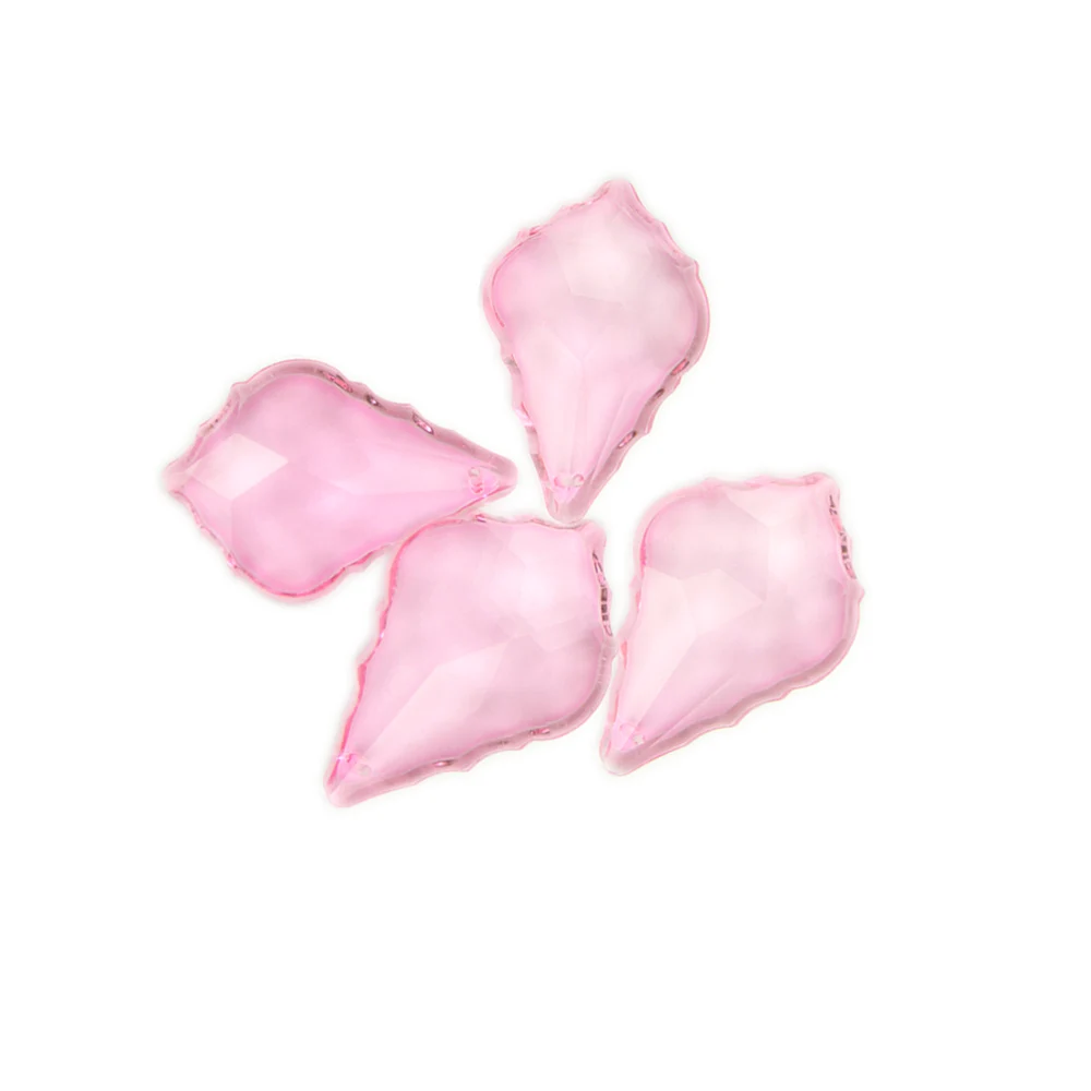 1 шт. разноцветные стеклянные подвески в виде клена 50 мм