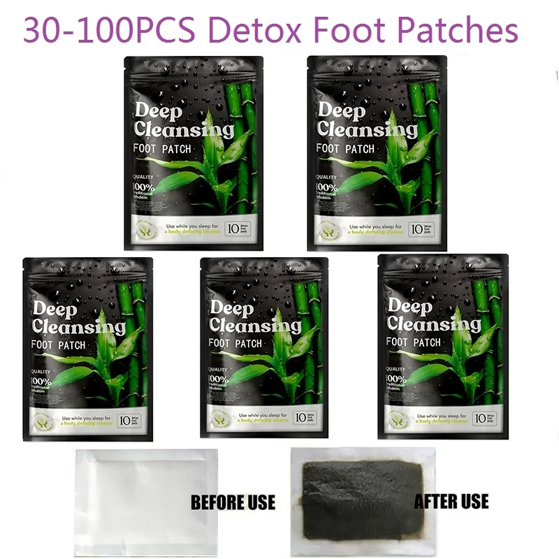 

30/40/50/100 шт., травяные патчи для ног