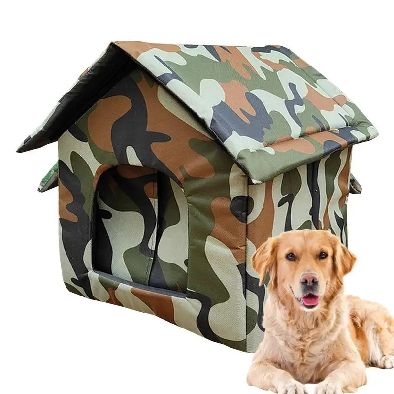 

Dog Kennel Waterproof Pet Cages With Door Curtain To Keep Warm Easy Clean And Assembly Kitten Supplies Storage Cabinet For