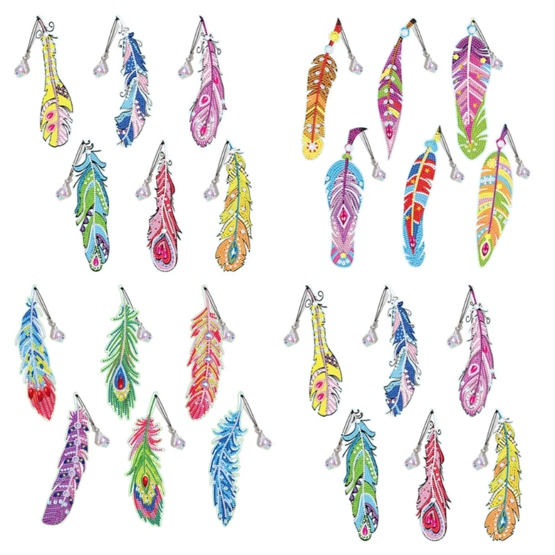 

Закладка для чтения стразы, художественная роспись, дизайнерская закладка для детей, учеников, учеников, книги для влюбленных, взрослых, для...