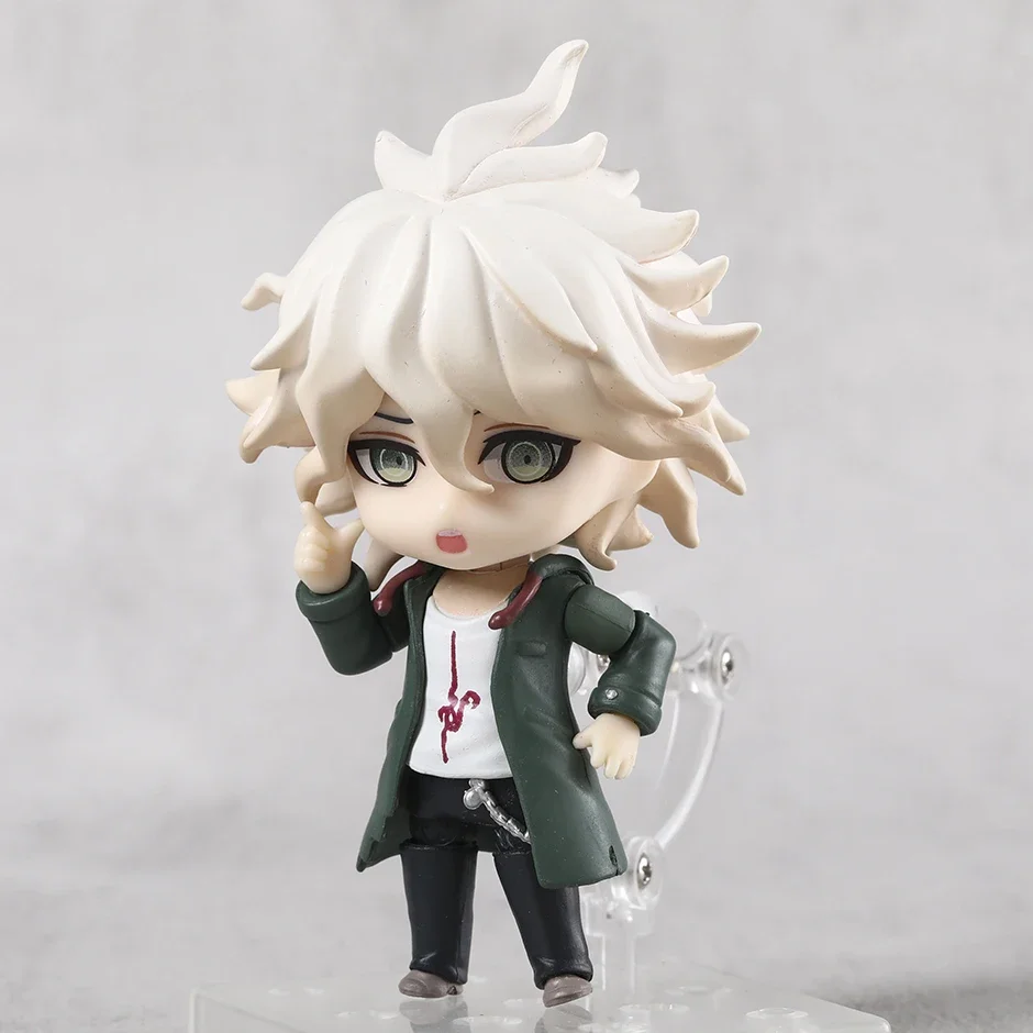 Фото Danganronpa 2580 Nagito Komaeda Q аниме фигурка модель игрушка изменение лица в сборе милые игрушки №5