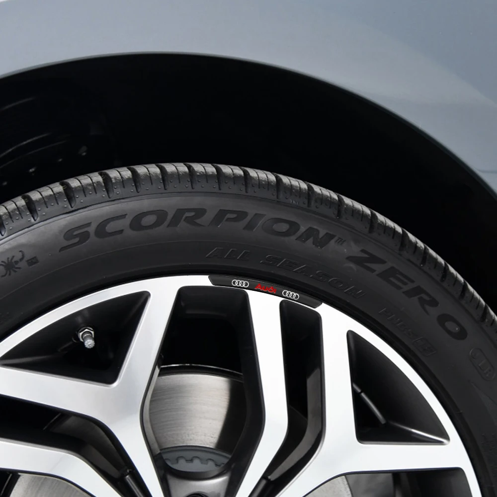 Фото Набор из 4 наклеек для декорации колесных дисков Audi Sline A1 A2 A3 A4 A4L P 8V 8L RS RS3 RS4 RS5 RS6 S1 S2 S3 S4 S5 S6 S7 S8 №2