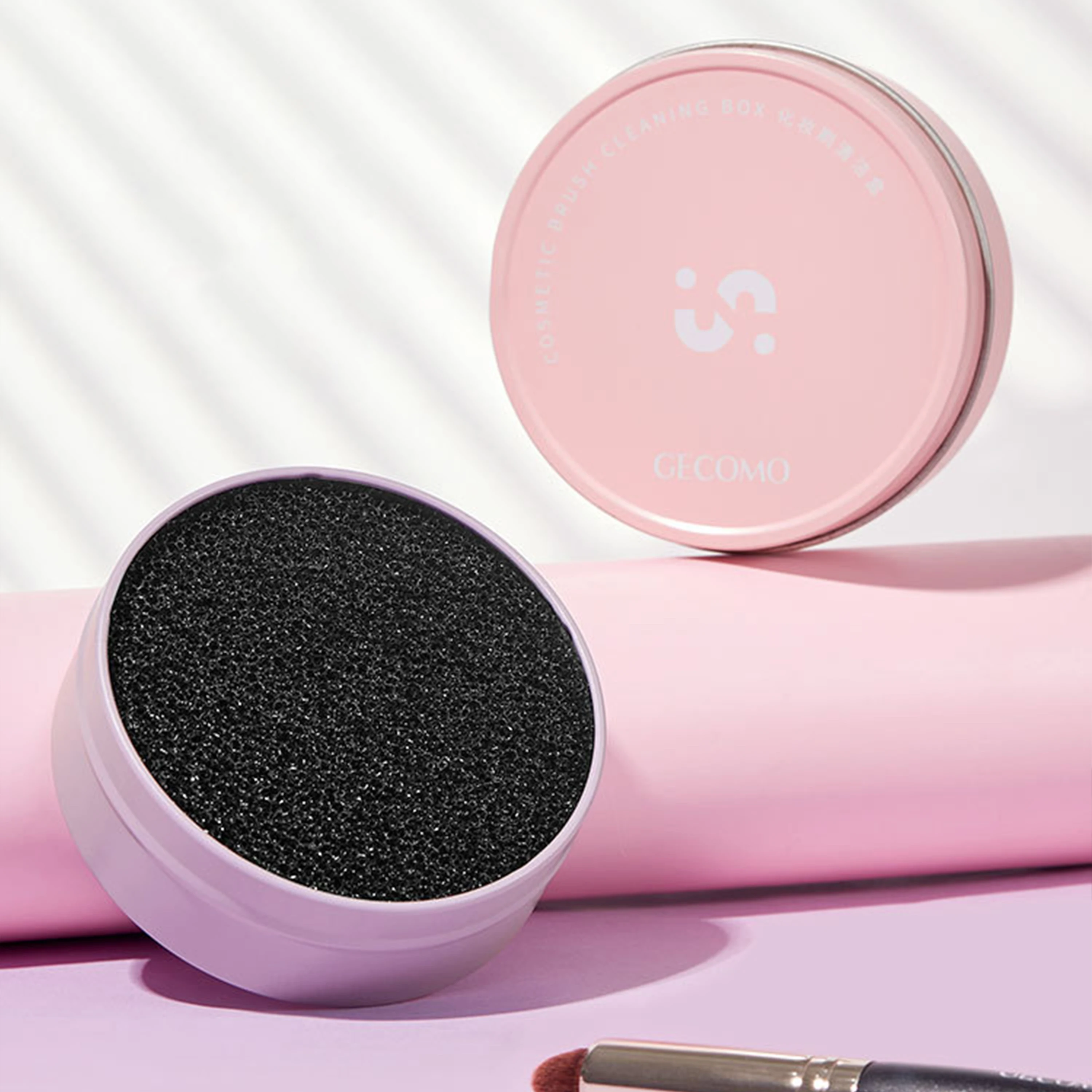 1 шт. коробка для чистки кистей макияжа