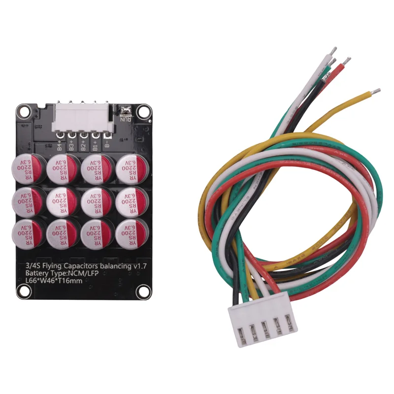 

4S 5A Whole Group Balancer Active BMS Board Lithium Lipo Lifepo4 Battery Equalizer Energy Transfer Capacitor