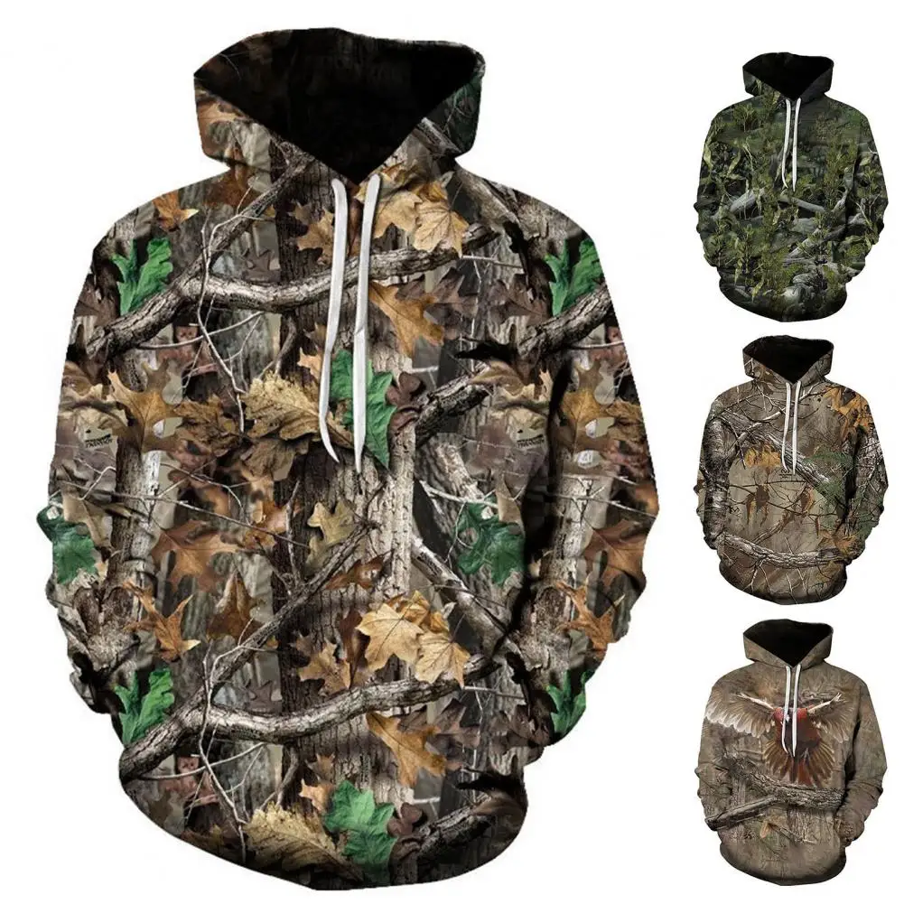 

Oversized Men Hoodie Sweatshirt Big Pocket 3D Print Pullover Casual Unisex Autumn Hoodie for Outdoor