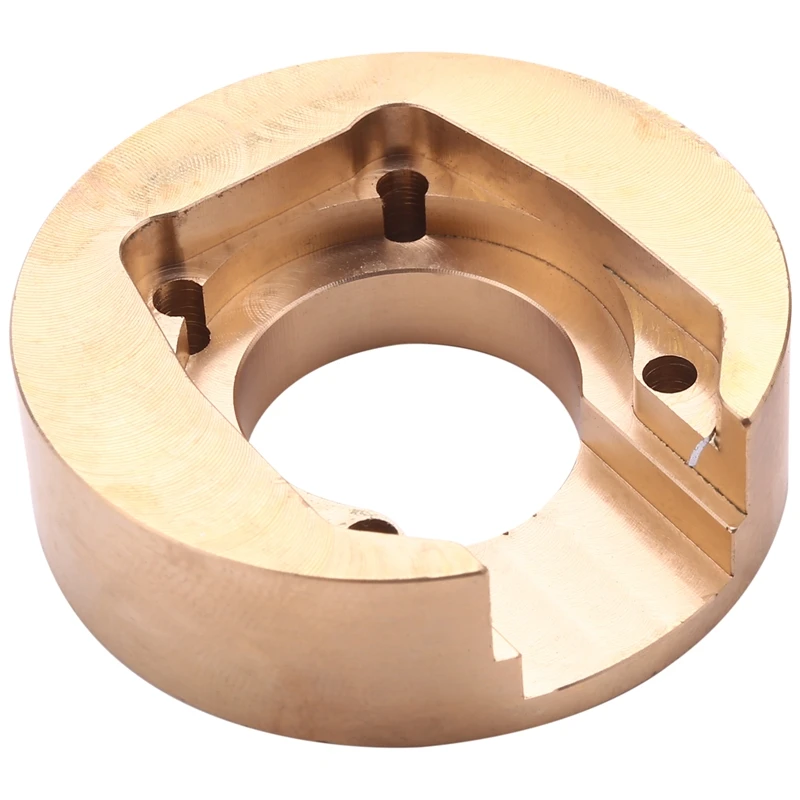 

2PCS 110G Brass Counterweight Balance Weight For 1/10 YK4101PRO YK4102 YK4103 1/8 YK4082 Yikong RC Crawler Upgrade Parts