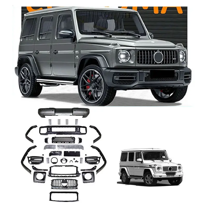 Фото Передний задний бампер, задний диффузор, праймер PP для Mercedes-Benz G-Class W464 To W464 AMG 2019- W464 Комплекты кузова для модификации автомобиля №3