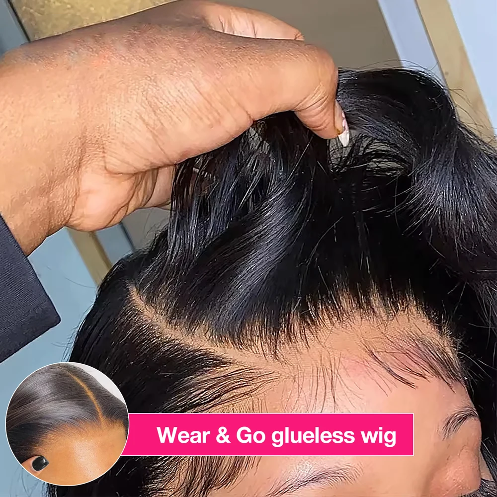 Прямой бесклеевой парик кружевные передние человеческие волосы готовые к