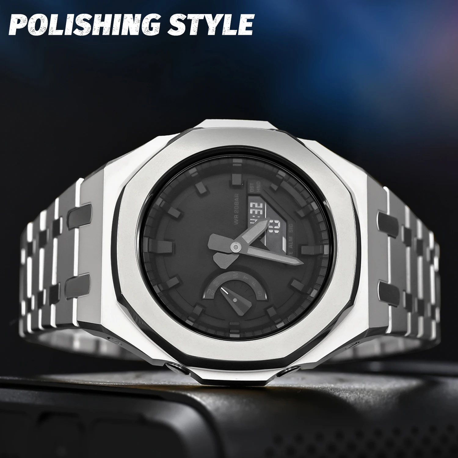 Новый корпус из нержавеющей стали Gen3/4 Casioak для GA2100 комплект модификации